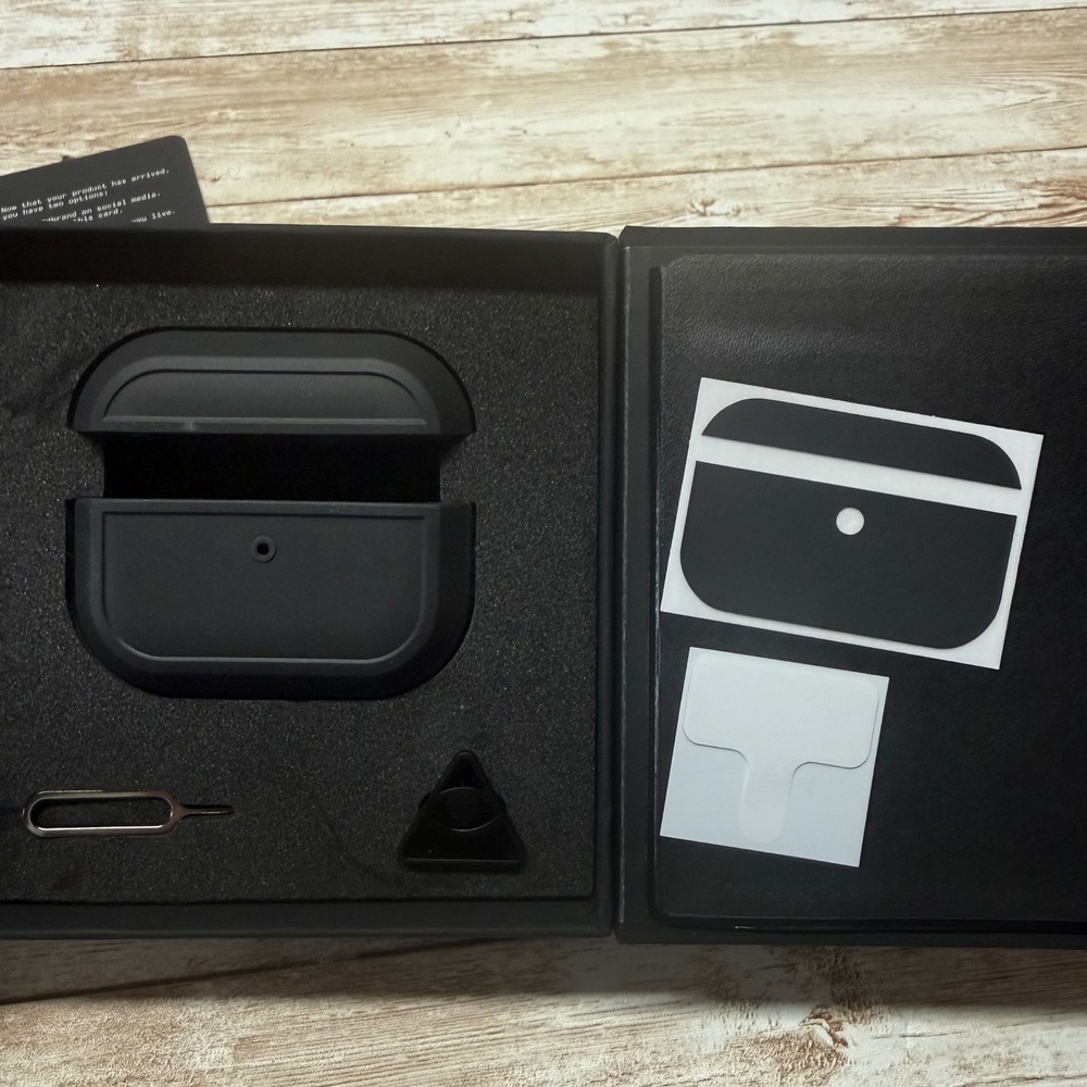 dbrand Grip Case for Apple AirPods Black ‎ Protective Skin